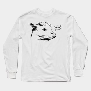 Hay Yall Cow Pun Long Sleeve T-Shirt